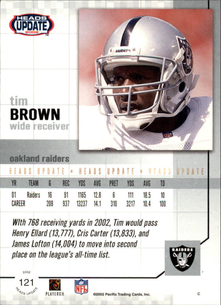 B1884- 2002 Pacific Heads Update FB Asst Cards -You Pick- 15+ FREE US SHIP - Picture 265 of 369