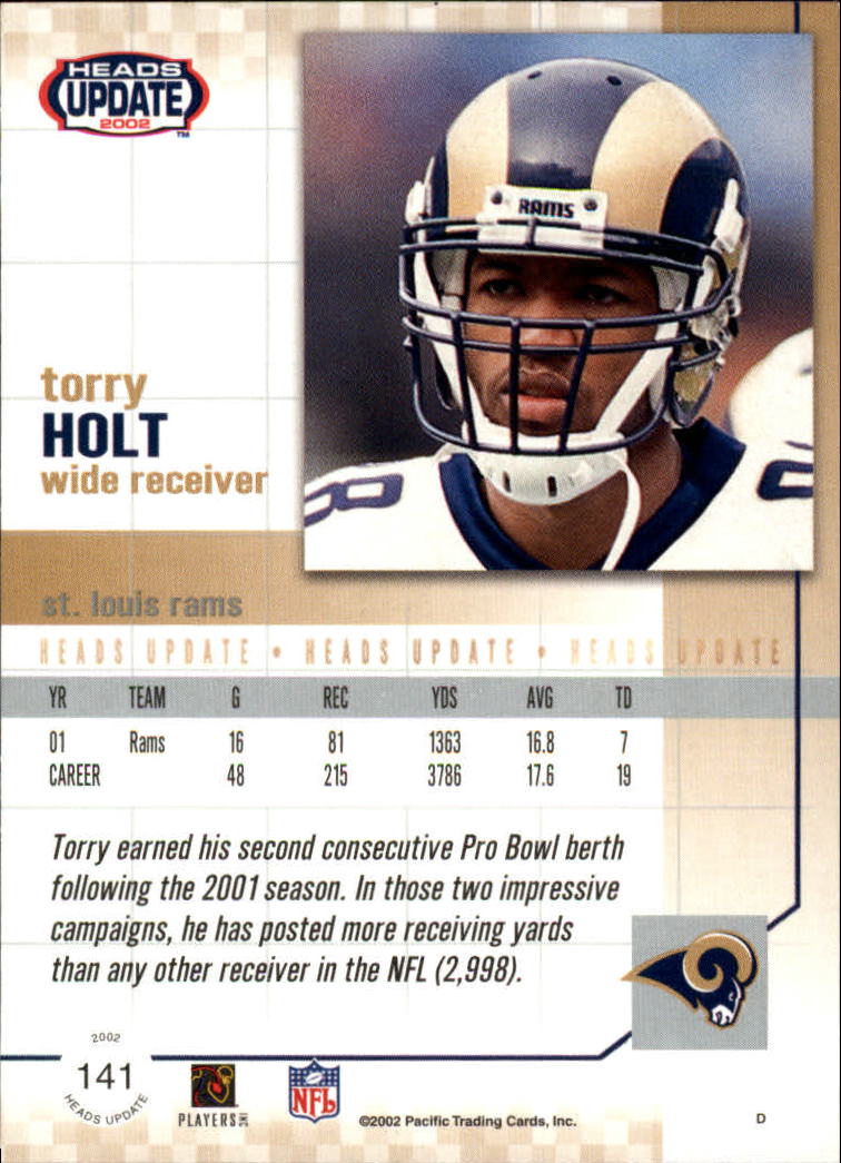 B1884- 2002 Pacific Heads Update FB Asst Cards -You Pick- 15+ FREE US SHIP - Picture 301 of 369