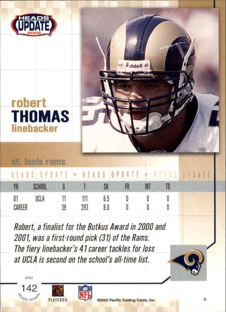 B1884- 2002 Pacific Heads Update FB Asst Cards -You Pick- 15+ FREE US SHIP - Picture 303 of 369