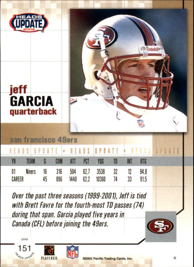 B1884- 2002 Pacific Heads Update FB Asst Cards -You Pick- 15+ FREE US SHIP - Picture 321 of 369