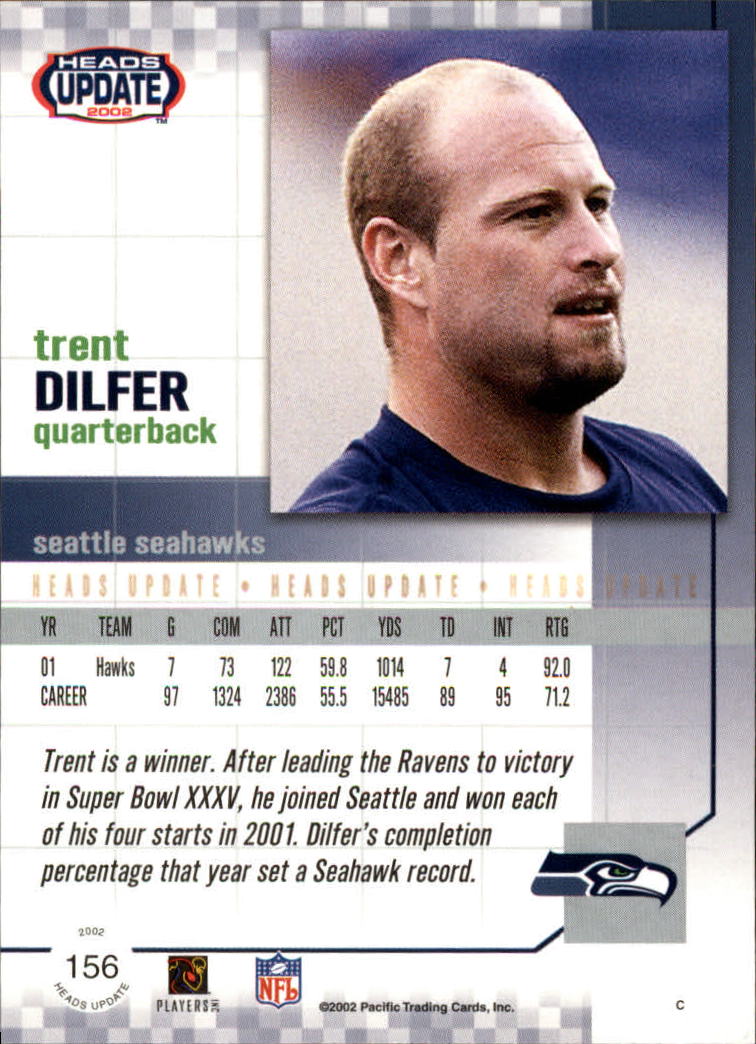 B1884- 2002 Pacific Heads Update FB Asst Cards -You Pick- 15+ FREE US SHIP - Picture 331 of 369