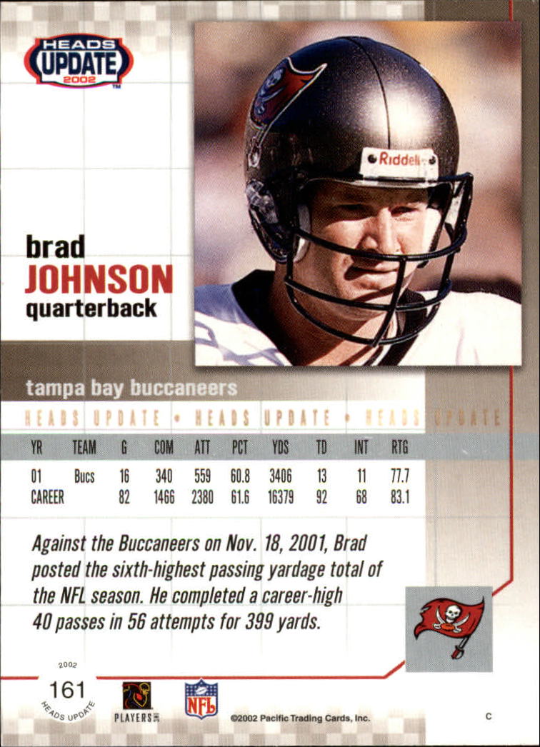 B1884- 2002 Pacific Heads Update FB Asst Cards -You Pick- 15+ FREE US SHIP - Picture 341 of 369