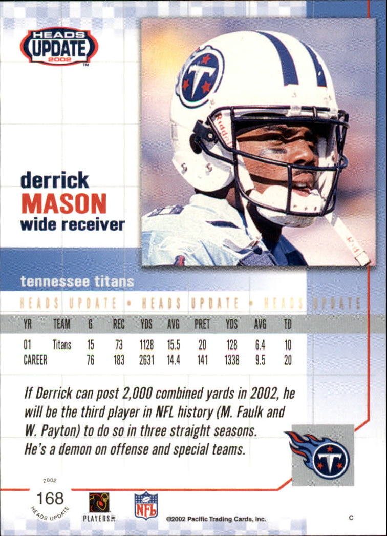 B1884- 2002 Pacific Heads Update FB Asst Cards -You Pick- 15+ FREE US SHIP - Picture 355 of 369