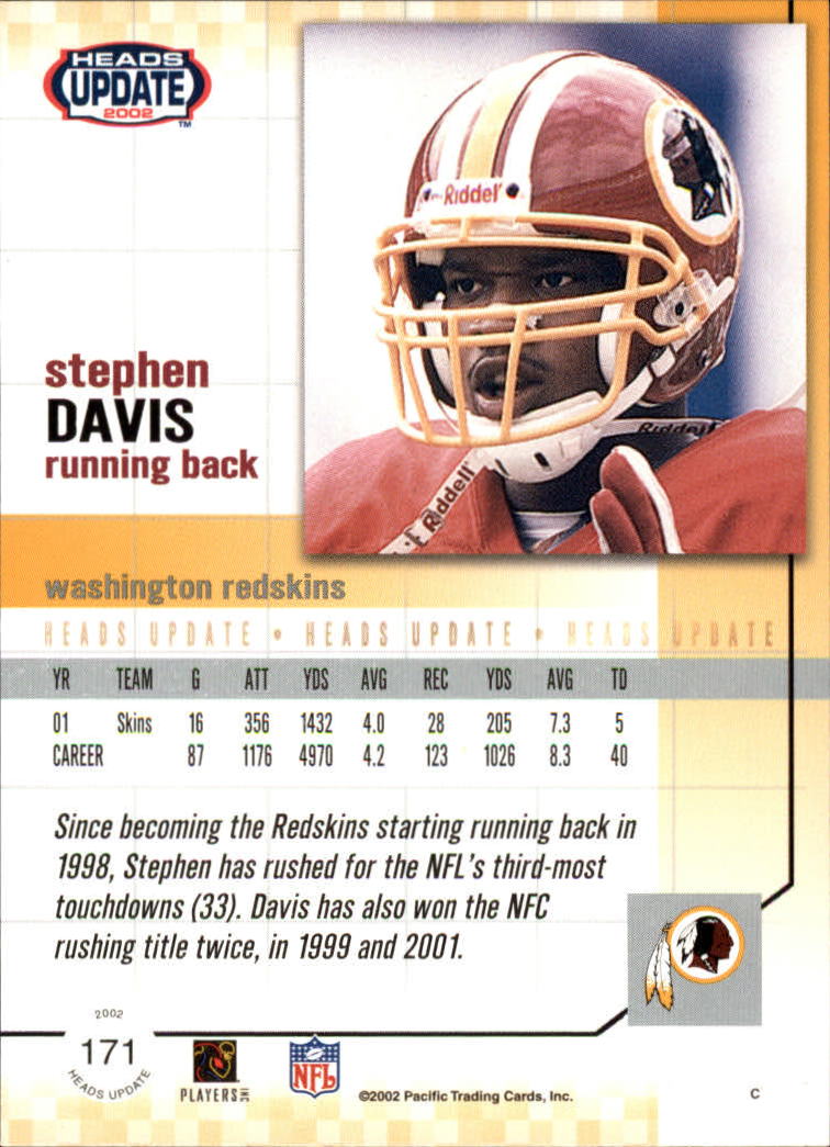 B1884- 2002 Pacific Heads Update FB Asst Cards -You Pick- 15+ FREE US SHIP - Picture 361 of 369