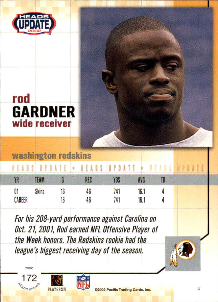 B1884- 2002 Pacific Heads Update FB Asst Cards -You Pick- 15+ FREE US SHIP - Picture 363 of 369