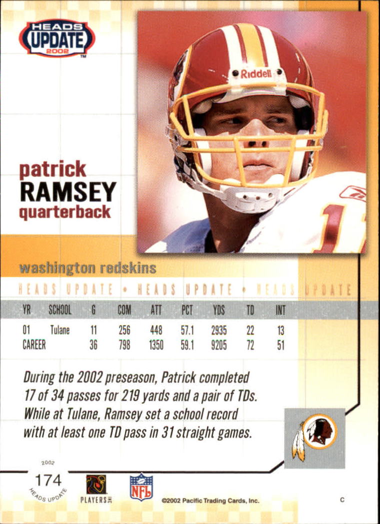 B1884- 2002 Pacific Heads Update FB Asst Cards -You Pick- 15+ FREE US SHIP - Picture 367 of 369