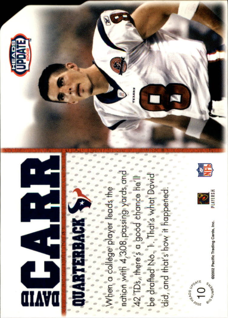 B1884- 2002 Pacific Heads Update FB Asst Cards -You Pick- 15+ FREE US SHIP - Picture 73 of 369