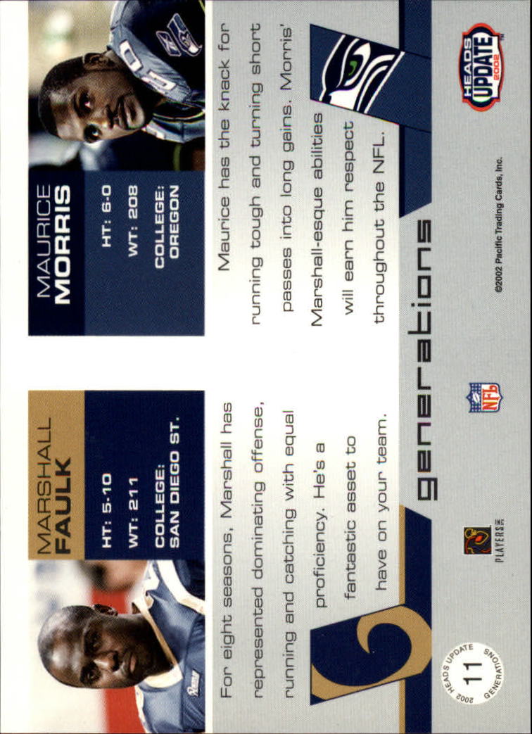 B1884- 2002 Pacific Heads Update FB Asst Cards -You Pick- 15+ FREE US SHIP - Picture 81 of 369