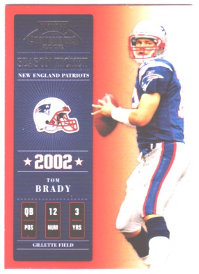 2002 Playoff Contenders #7 Tom Brady