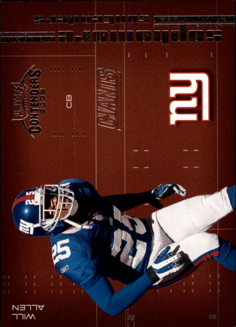 2002 Playoff Contenders Sophomore Contenders #SC13 Will Allen