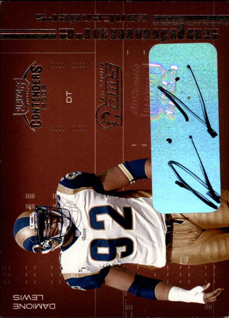 2002 Playoff Contenders Sophomore Contenders #SC16 Travis Henry