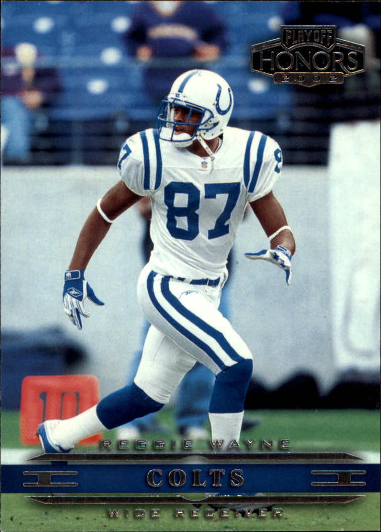 Reggie Wayne Game-Used Jersey Football Card –