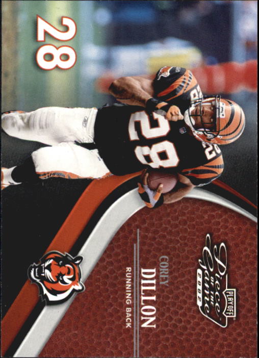 2002 Playoff Piece of the Game #34 Corey Dillon