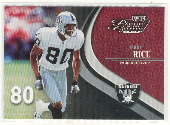 2002 Playoff Piece of the Game #54 Jerry Rice