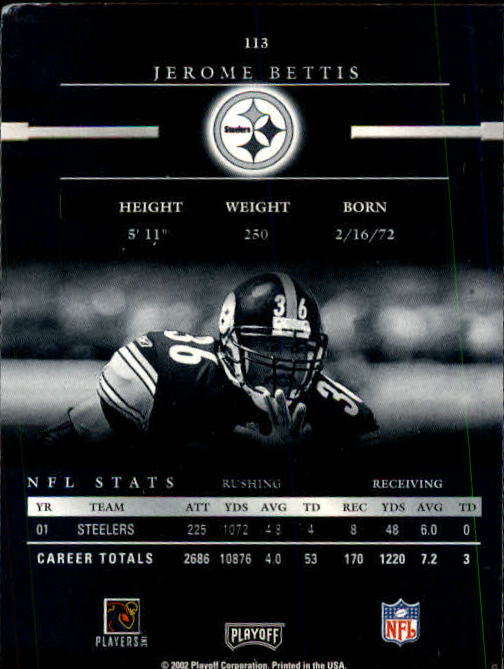 2002 Playoff Prestige Football "Main Set" Cards - Picture 29 of 65
