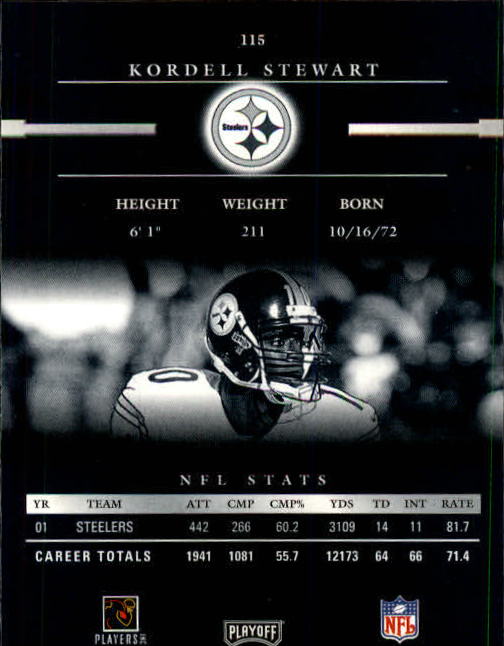 2002 Playoff Prestige Football "Main Set" Cards - Picture 31 of 65