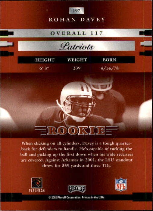 2002 Playoff Prestige Football "Main Set" Cards - Picture 63 of 65