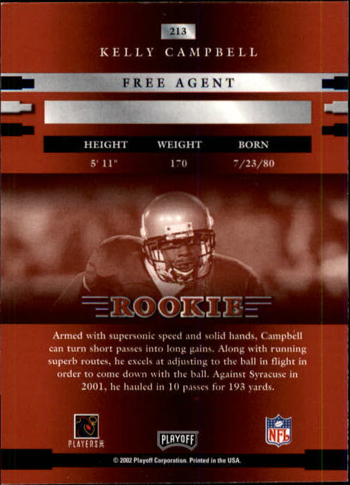 2002 Playoff Prestige Football "Main Set" Cards - Picture 65 of 65