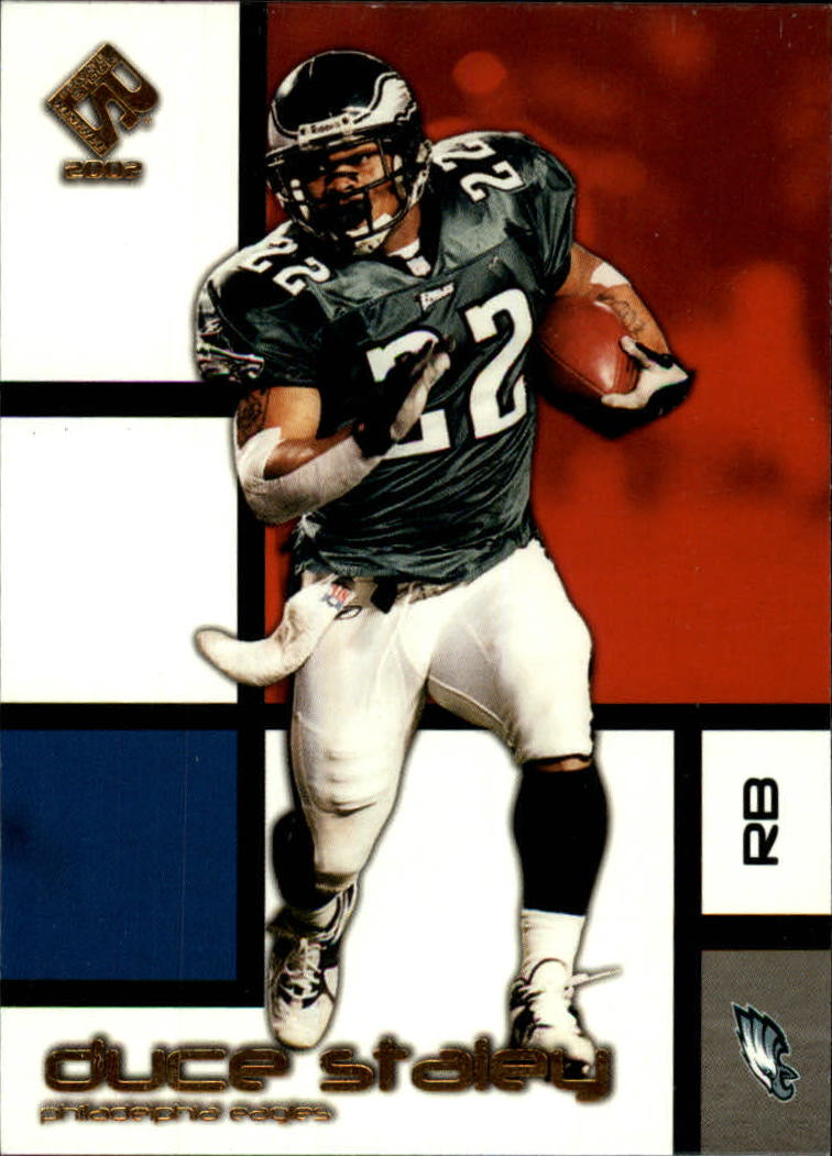 2002 Private Stock #74 Duce Staley