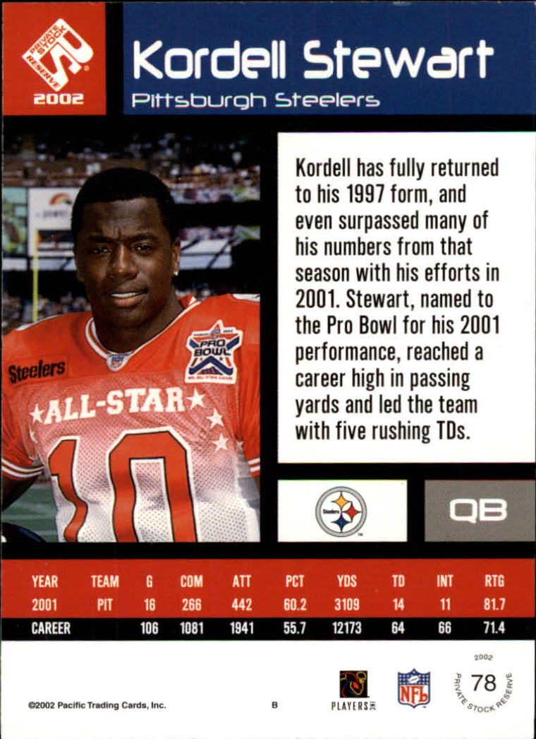 2002 Private Stock (Pacific) Football Cards - Picture 37 of 75
