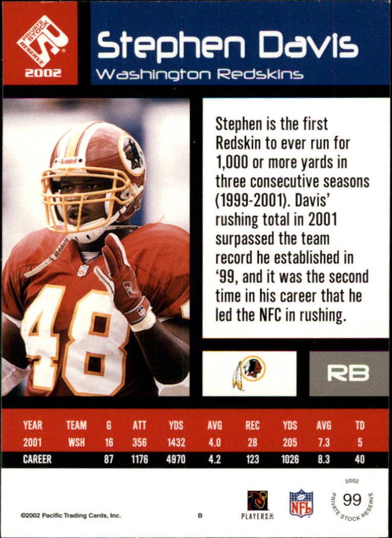 2002 Private Stock (Pacific) Football Cards - Picture 47 of 75