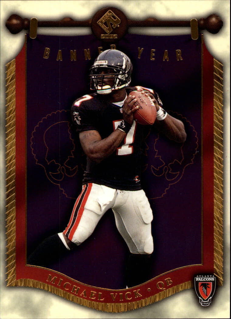 2002 Private Stock Banner Year #1 Michael Vick