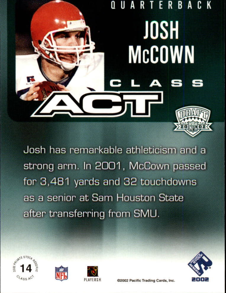 2002 Private Stock (Pacific) Football Cards - Picture 61 of 75