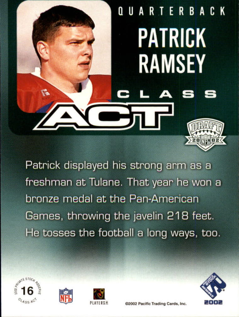 2002 Private Stock (Pacific) Football Cards - Picture 63 of 75