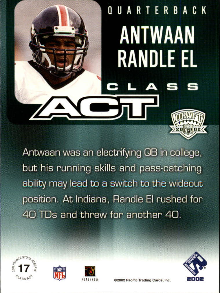 2002 Private Stock (Pacific) Football Cards - Picture 65 of 75