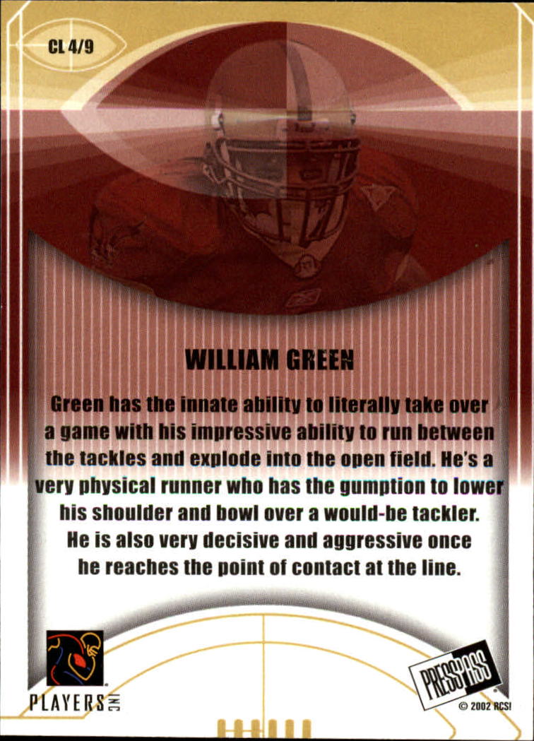 2002 Press Pass JE Football Cards - Picture 17 of 29