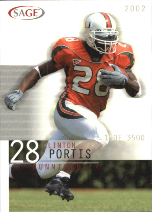 2002 SAGE #32 Clinton Portis