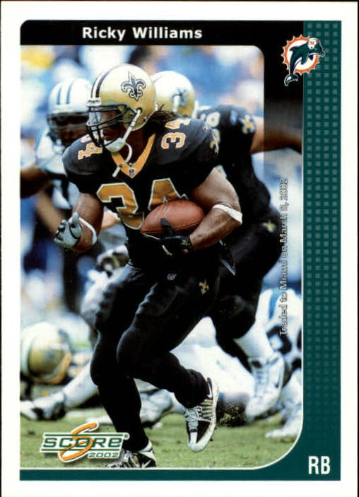 2002 Score Football "Main Set" Cards - Picture 26 of 133