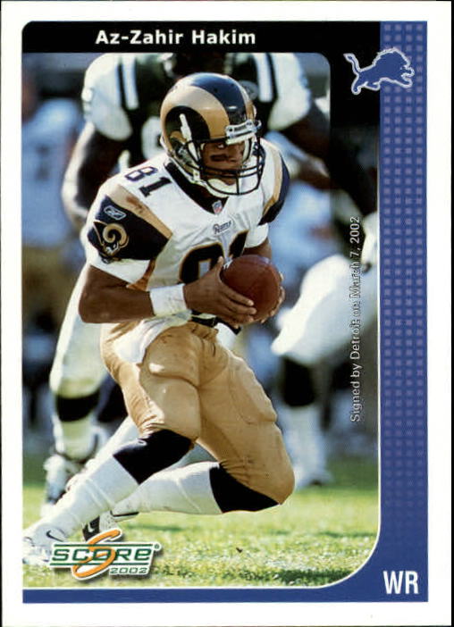 2002 Score Football "Main Set" Cards - Picture 52 of 133