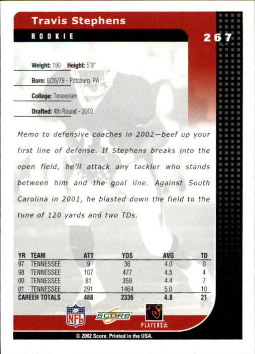 2002 Score Football "Main Set" Cards - Picture 87 of 133