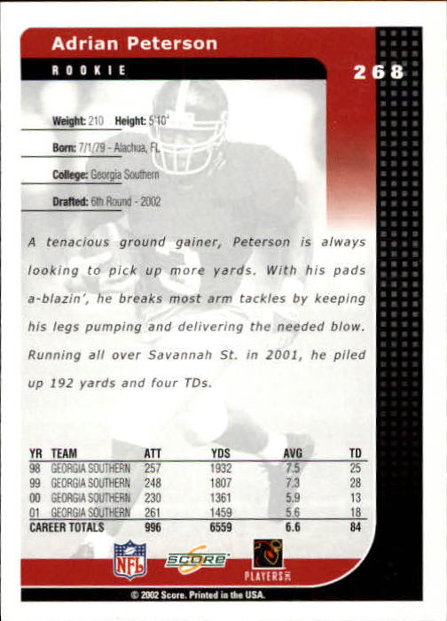 2002 Score Football "Main Set" Cards - Picture 89 of 133