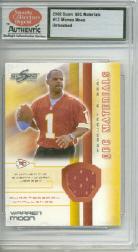 Warren Moon (12) - 2002 Score QBC Materials Untouched