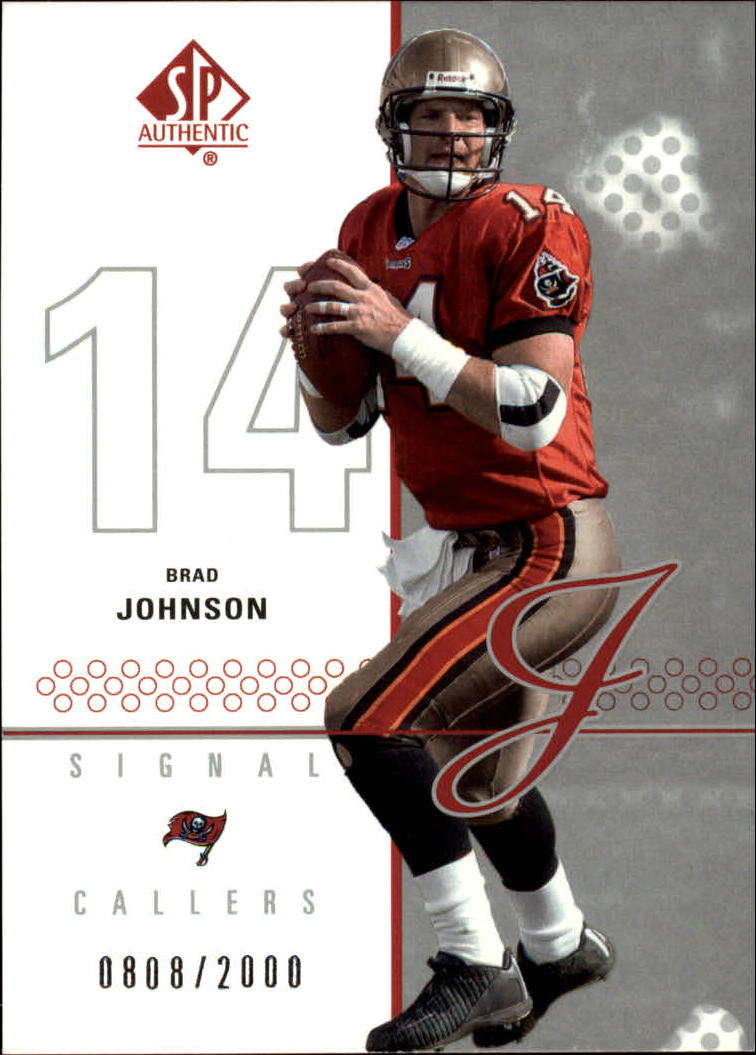 2002 SP Authentic #116 Brad Johnson SC