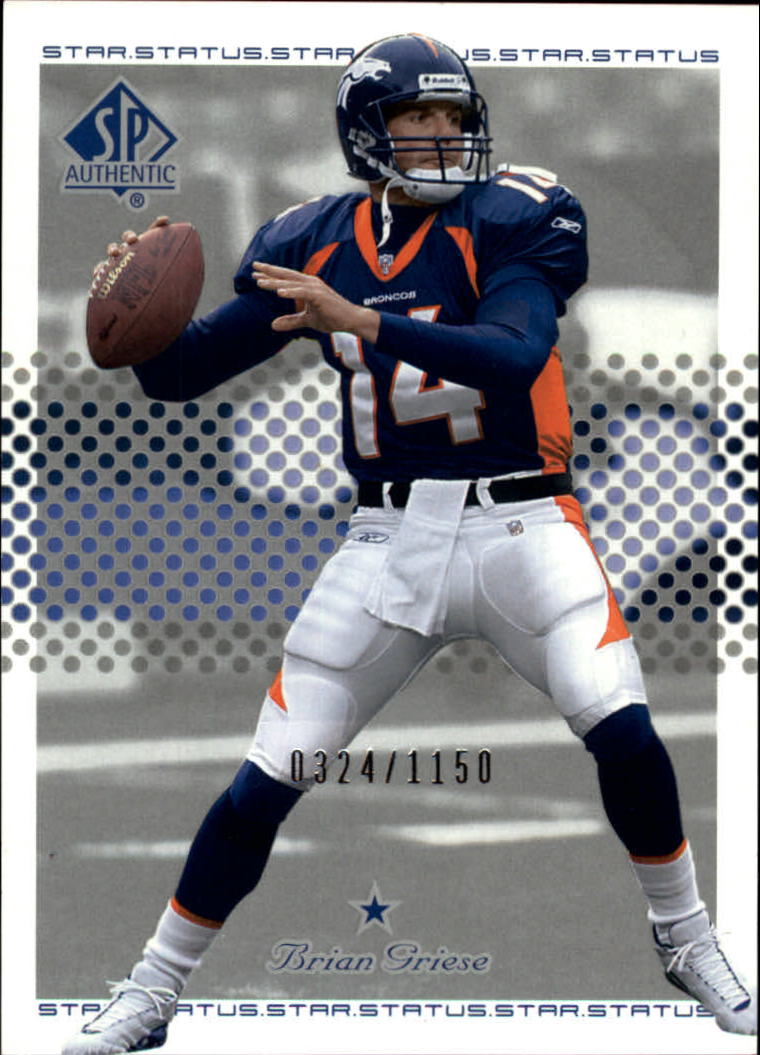 2002 SP Authentic #150 Brian Griese SS