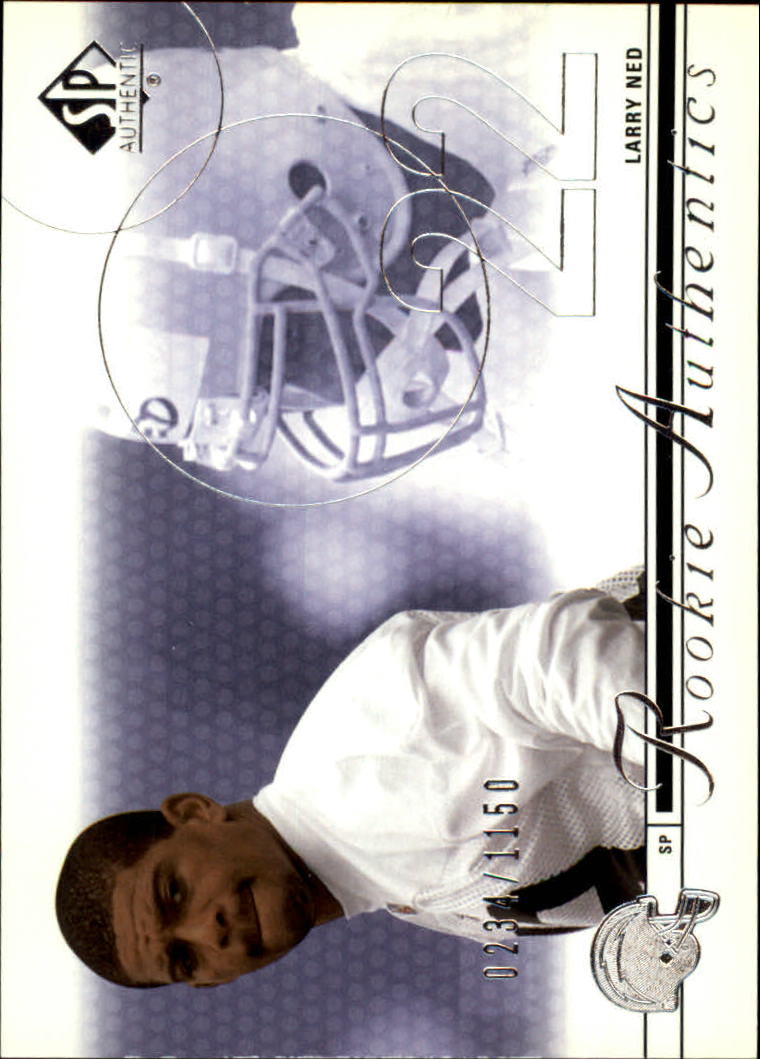 2002 SP Authentic #172 Larry Ned RC