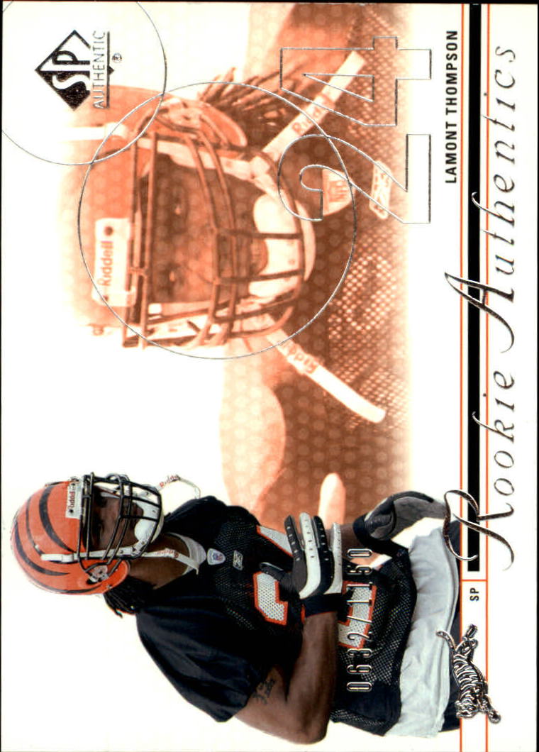 2002 SP Authentic #174 Lamont Thompson RC