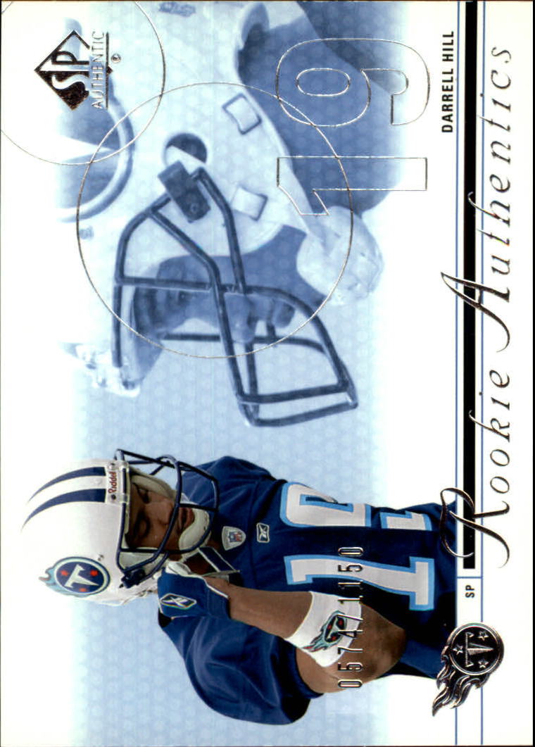 2002 SP Authentic #175 Darrell Hill RC