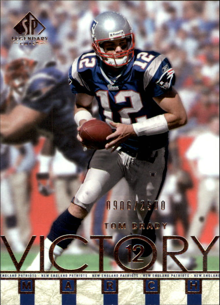 2002 SP Legendary Cuts #91 Tom Brady VM