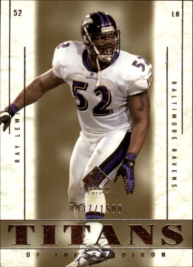 2002 SP Legendary Cuts #106 Ray Lewis TG