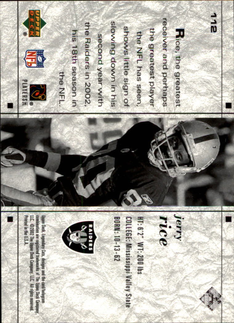 2002 SP Legendary Cuts (Upper Deck) Football Cards - Picture 17 of 51