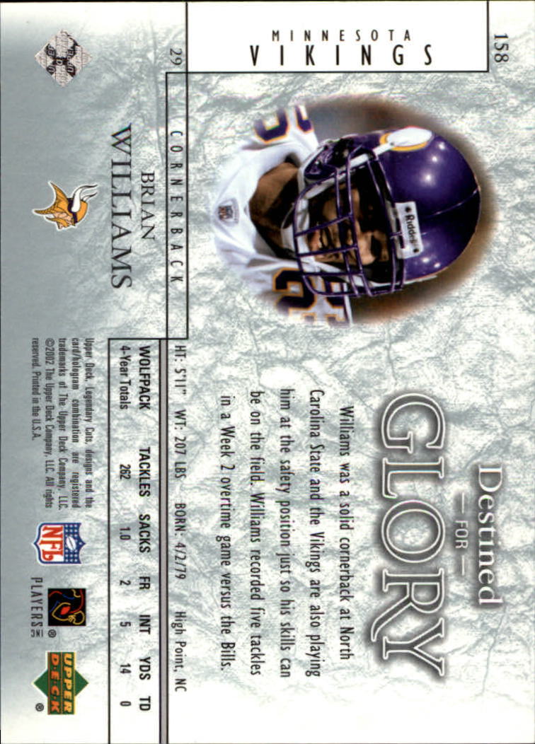 2002 SP Legendary Cuts (Upper Deck) Football Cards - Picture 11 of 51