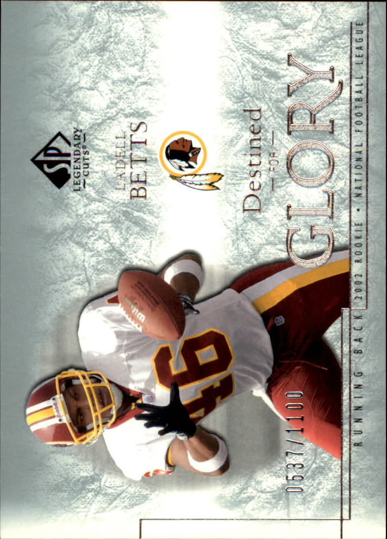 2002 SP Legendary Cuts #182 LaDell Betts RC