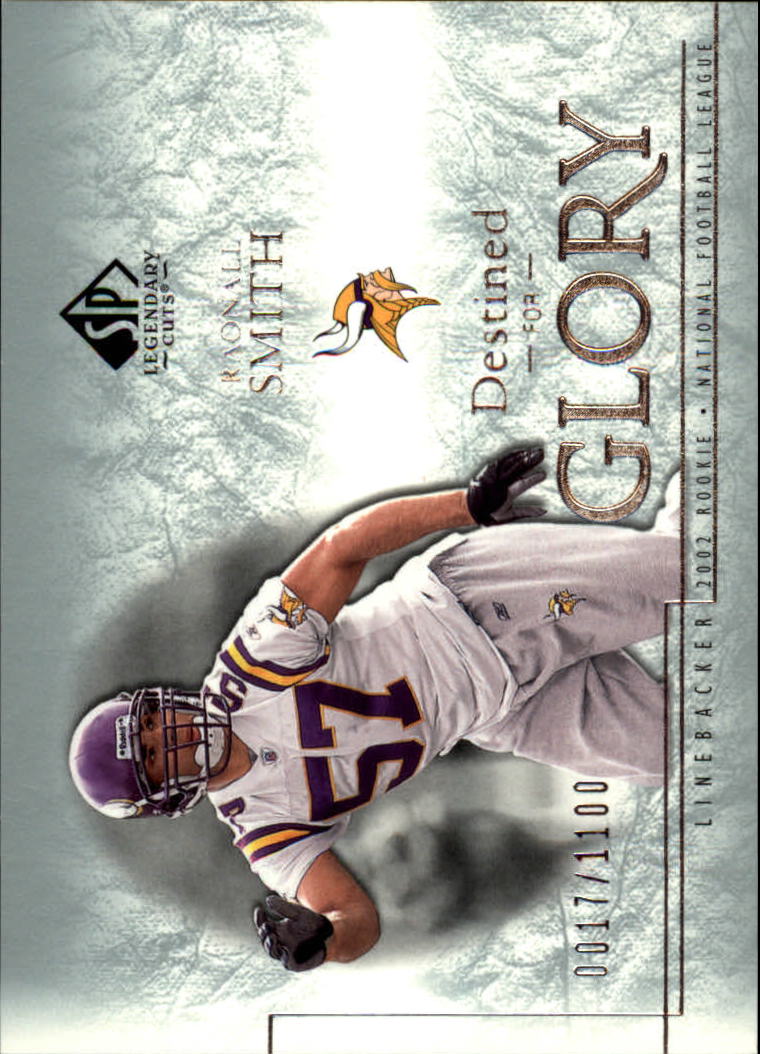 2002 SP Legendary Cuts #196 Raonall Smith RC