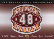 2002 Sweet Spot Patches #SWPSD Stephen Davis