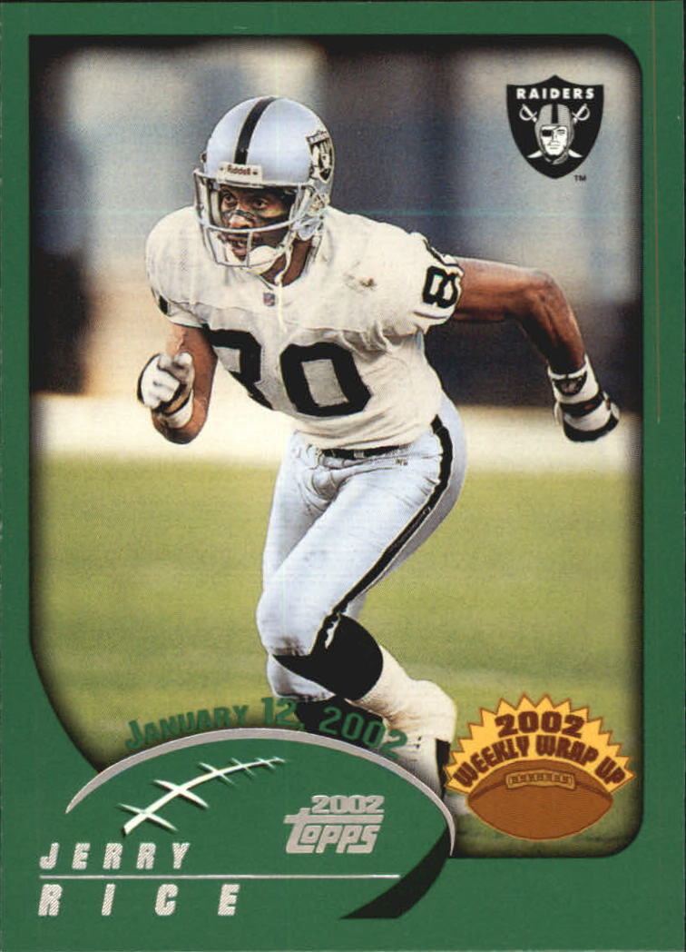 Jerry Rice cards (2000-2022) 49ers Raiders - You Choose - Bild 117 von 227