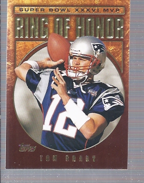 Tom Brady New England Patriots Autographed 2002 Topps Pro